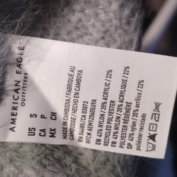 ✨American Eagle Open Knit Cardigan Sweater Woman's Small - Picture 10 of 10